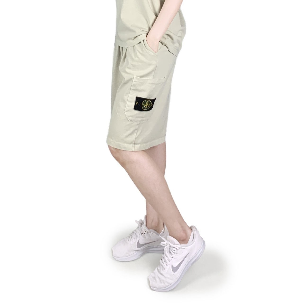 스톤 피그먼트 반팔 반바지 세트