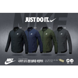 나키 S/S 경량 블루종 바막