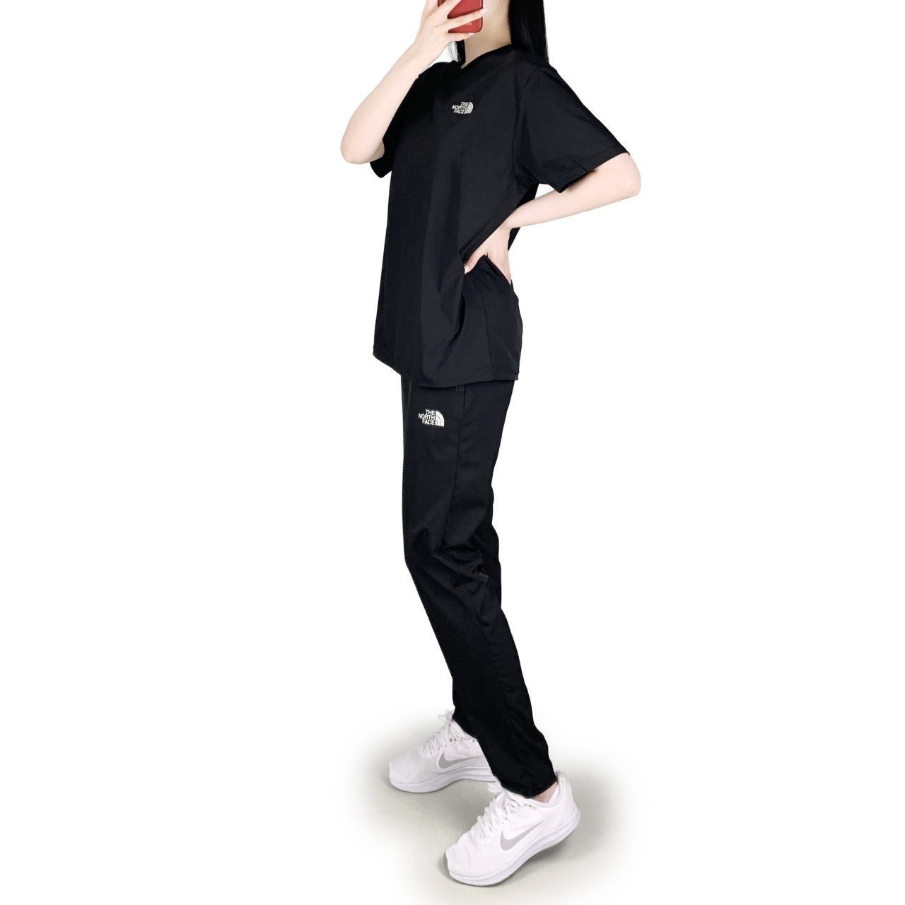 노스 냉감 반팔 긴바지 세트