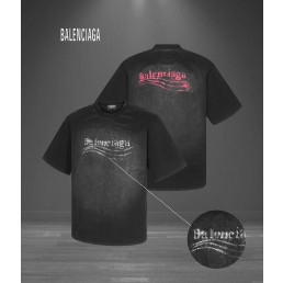 크레용 폴리티컬 워싱 티셔츠 오버핏