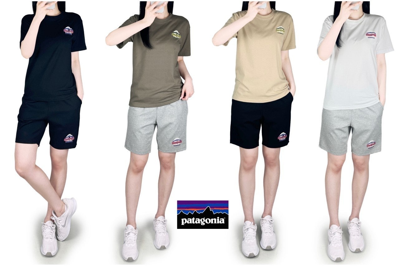 파타 스판 반팔 면 반바지 세트