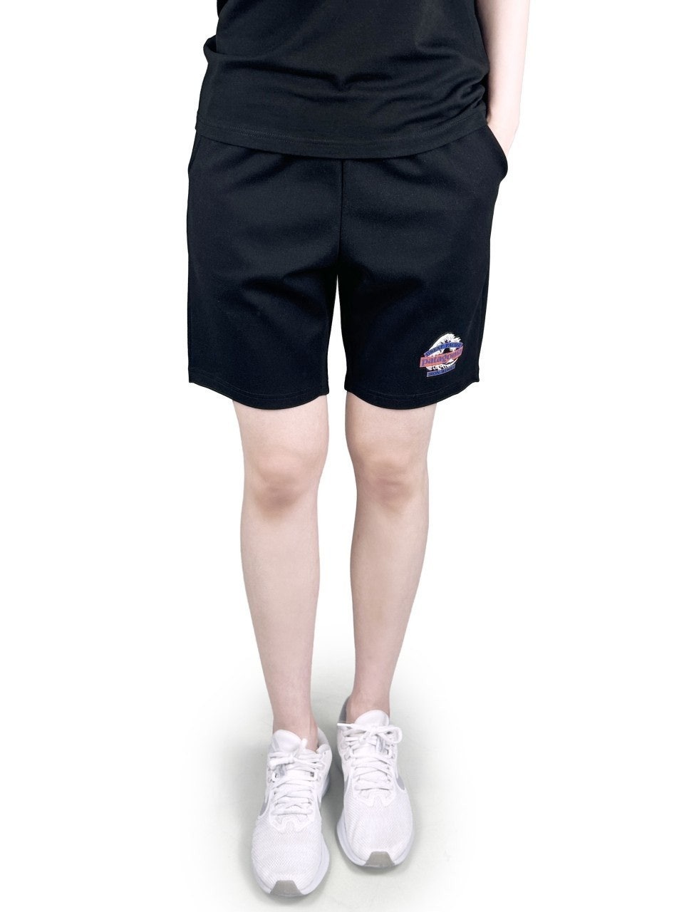 파타 스판 반팔 면 반바지 세트