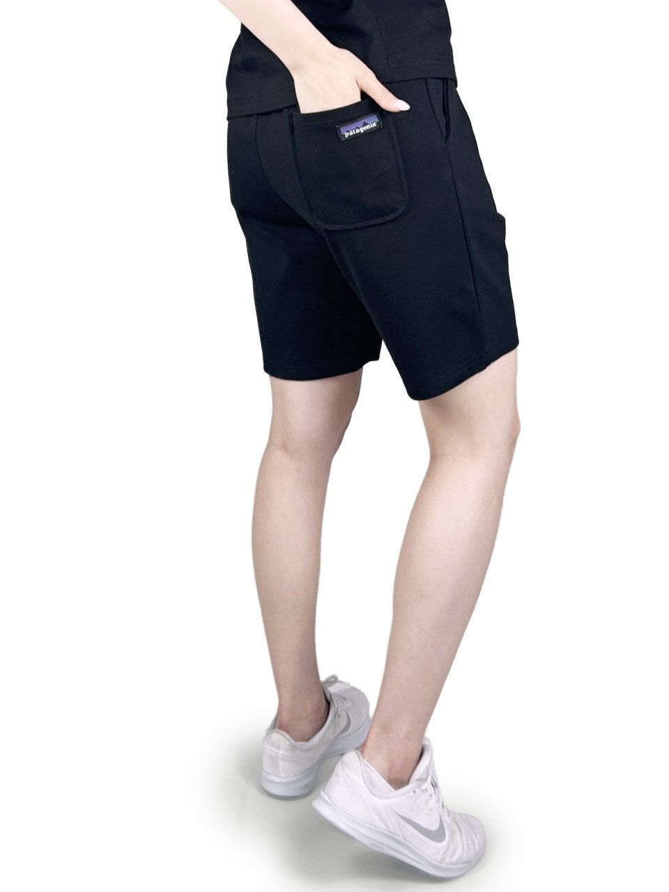 파타 스판 반팔 면 반바지 세트