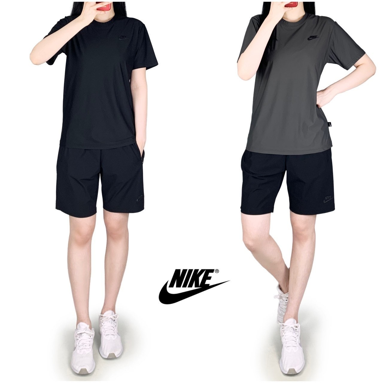 나키 아이스 반팔 반바지 세트