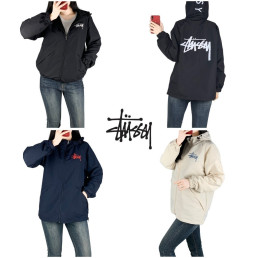 스투시 베이직 빅로고 후드 바막