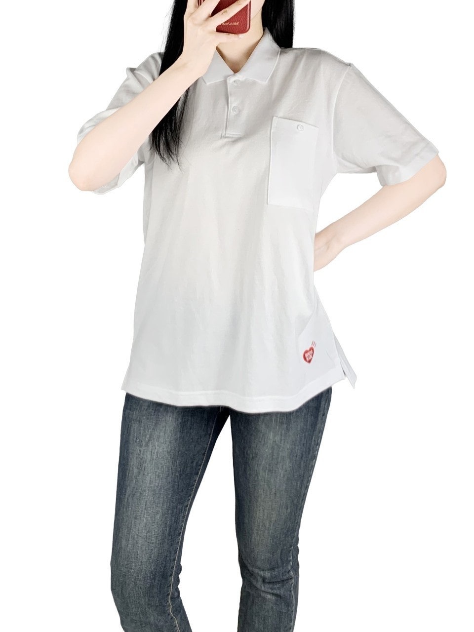 휴먼메이드 카라 반팔-