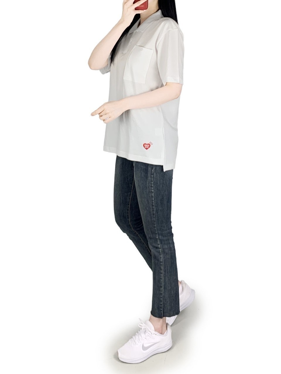 휴먼메이드 카라 반팔-