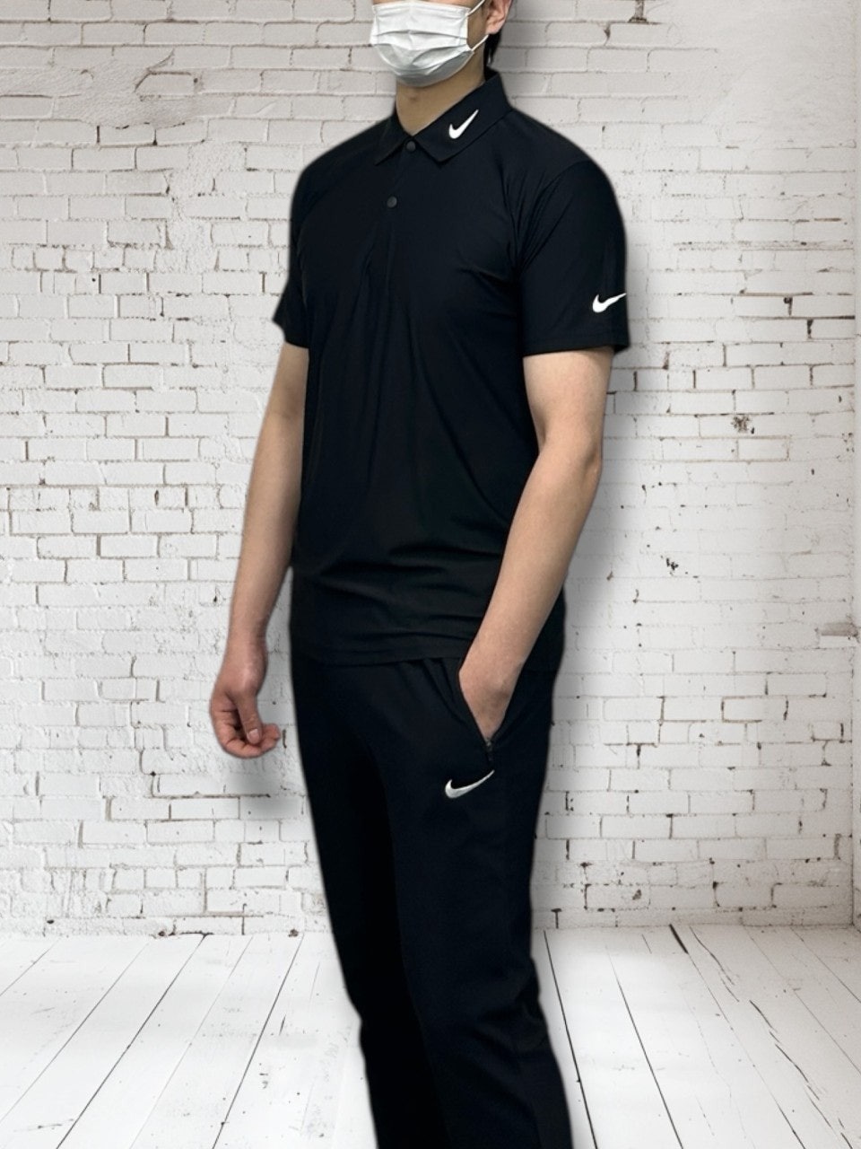 나키 기능성 카라 반팔-