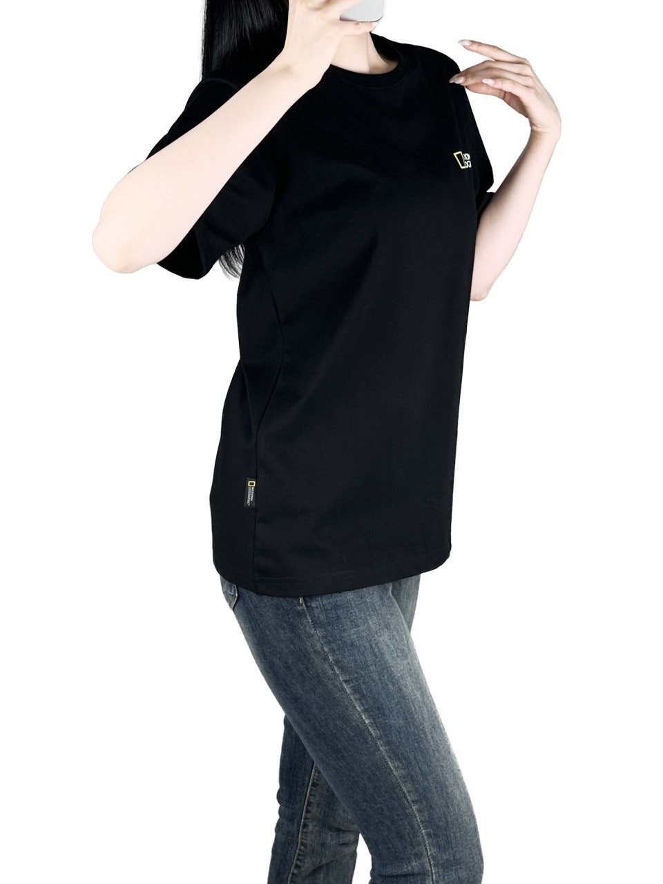 내셔 그래픽 반팔-