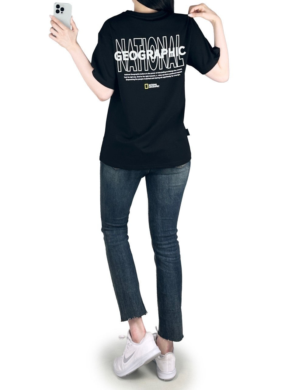 내셔 그래픽 반팔-