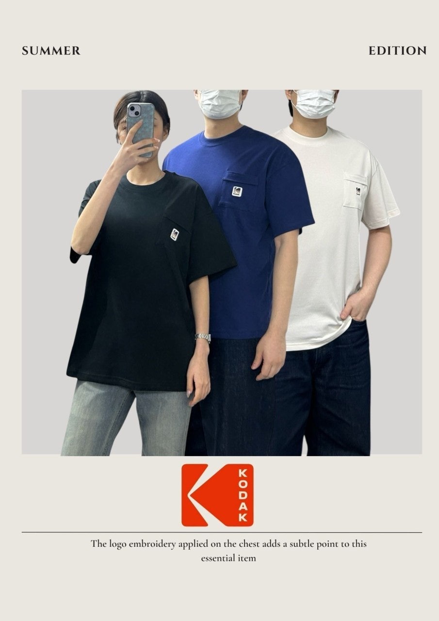 코닥 주머니마크 반팔-