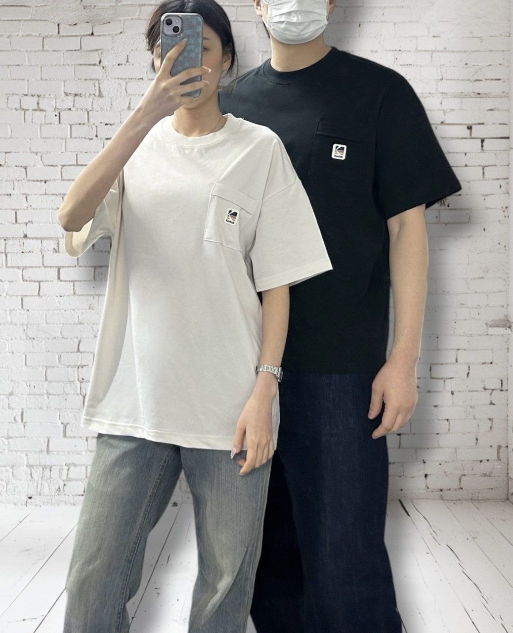 코닥 주머니마크 반팔-