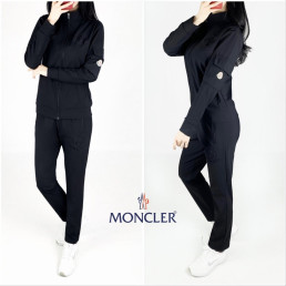 몽클 냉감 엠보로고 포켓 집업 세트-