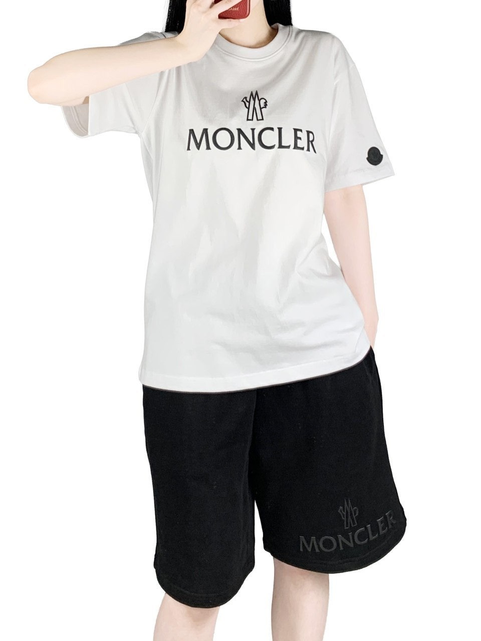 몽클 반팔 반바지 세트-