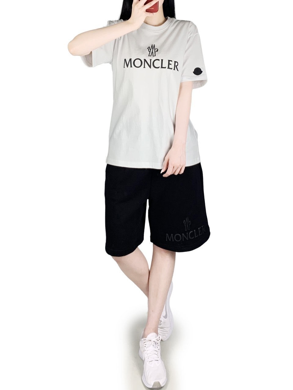 몽클 반팔 반바지 세트-