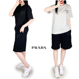 프라다 반팔 반바지 세트-