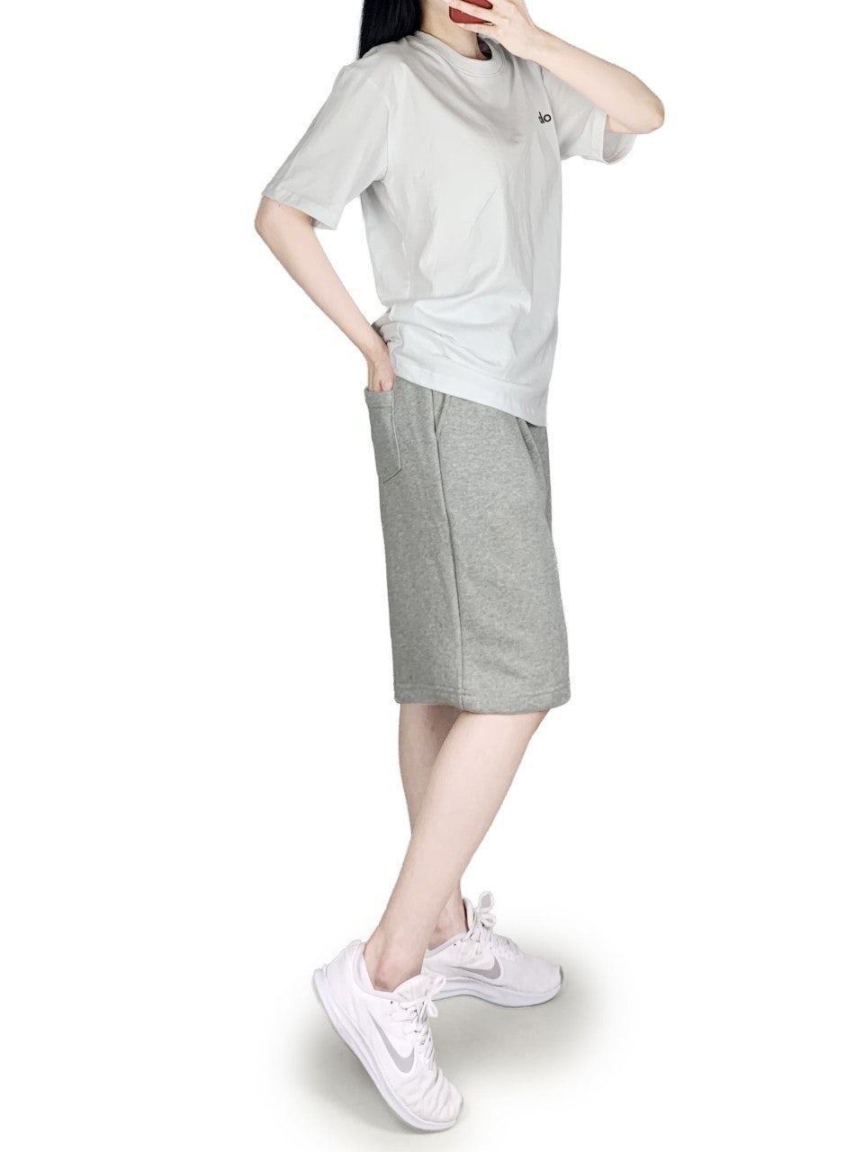 알로 반팔 반바지 세트-