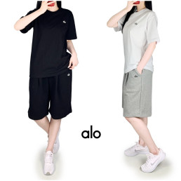 알로 반팔 반바지 세트-