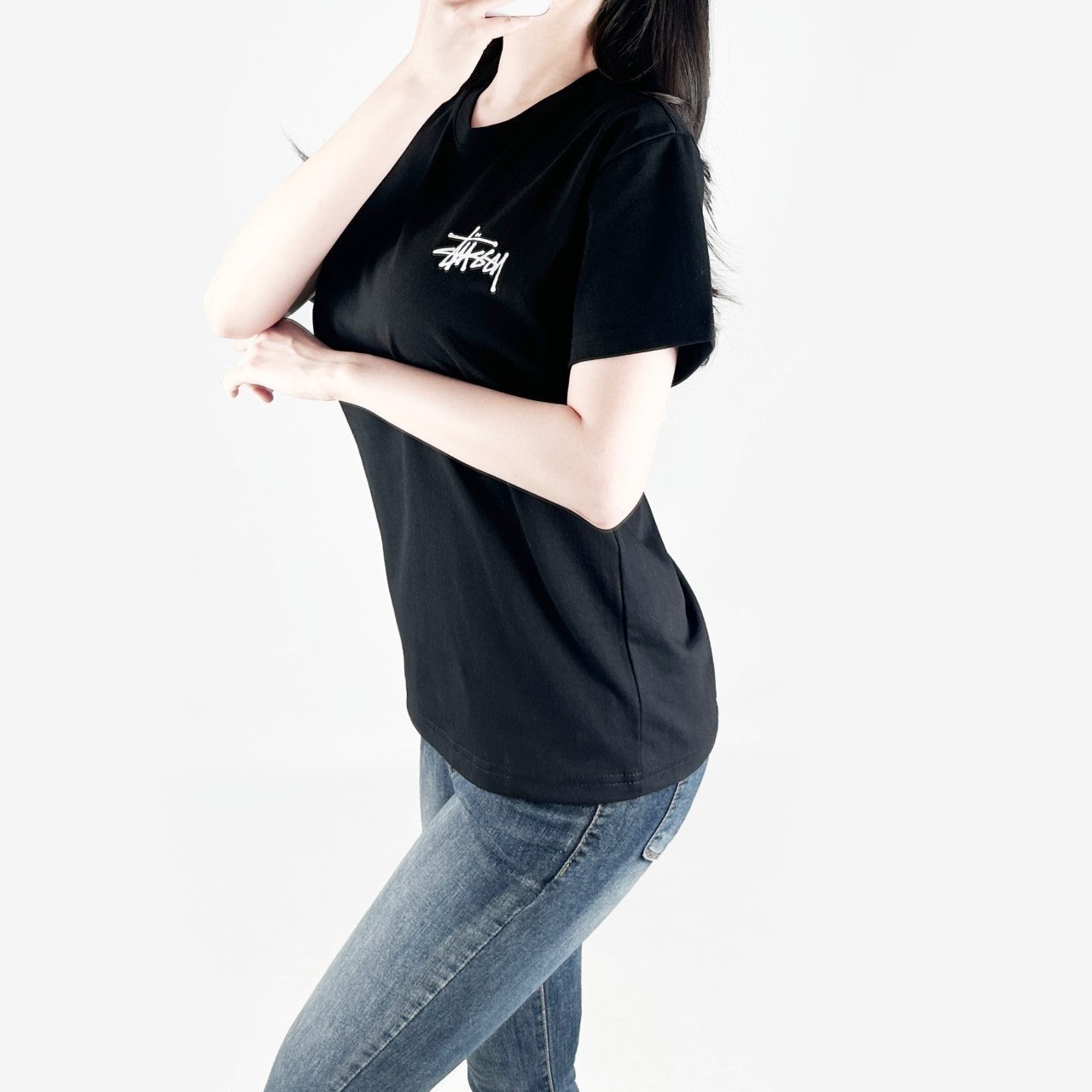 스투시 기본 오버핏 반팔-