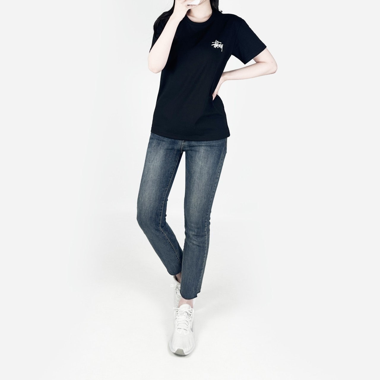 스투시 기본 오버핏 반팔-