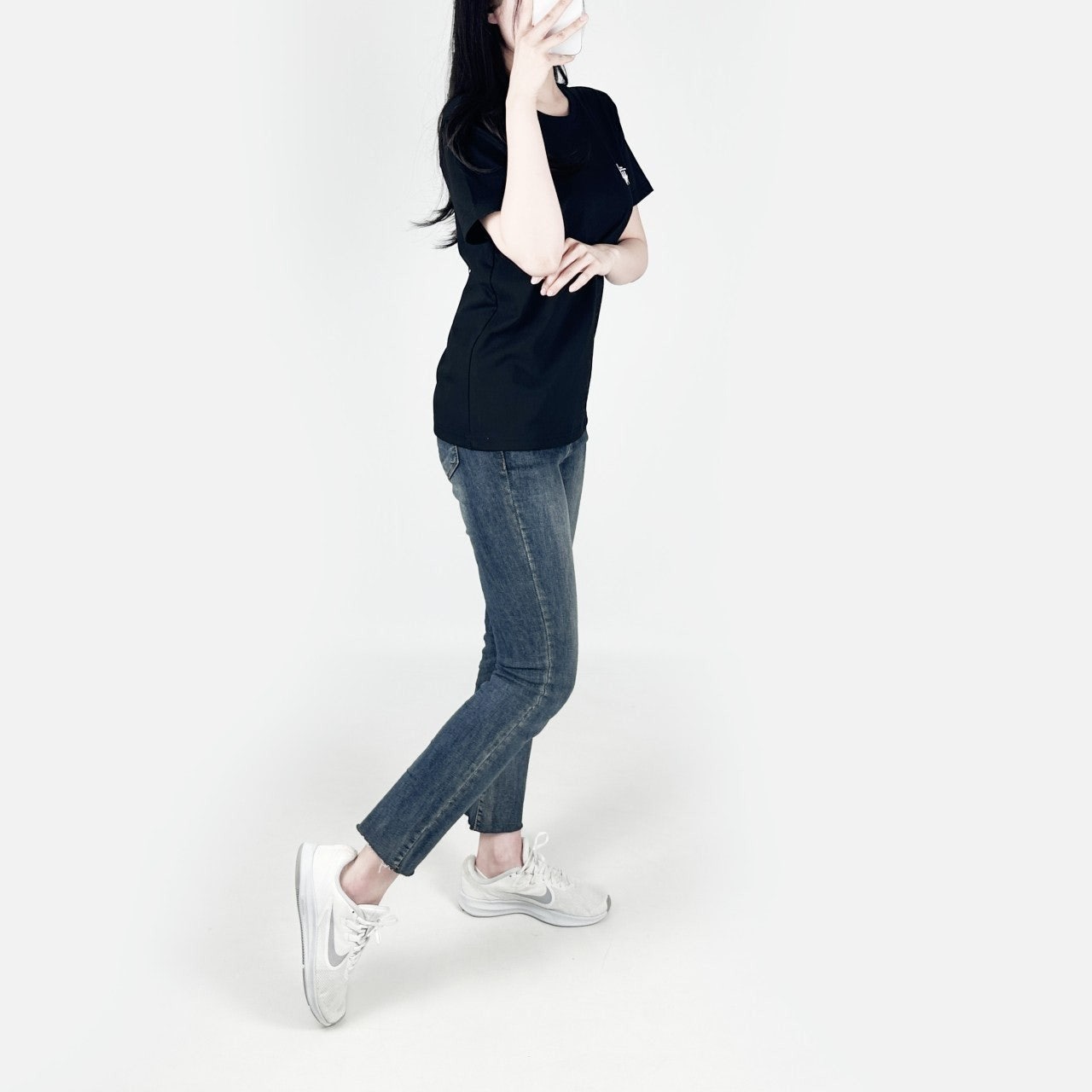 스투시 기본 오버핏 반팔-