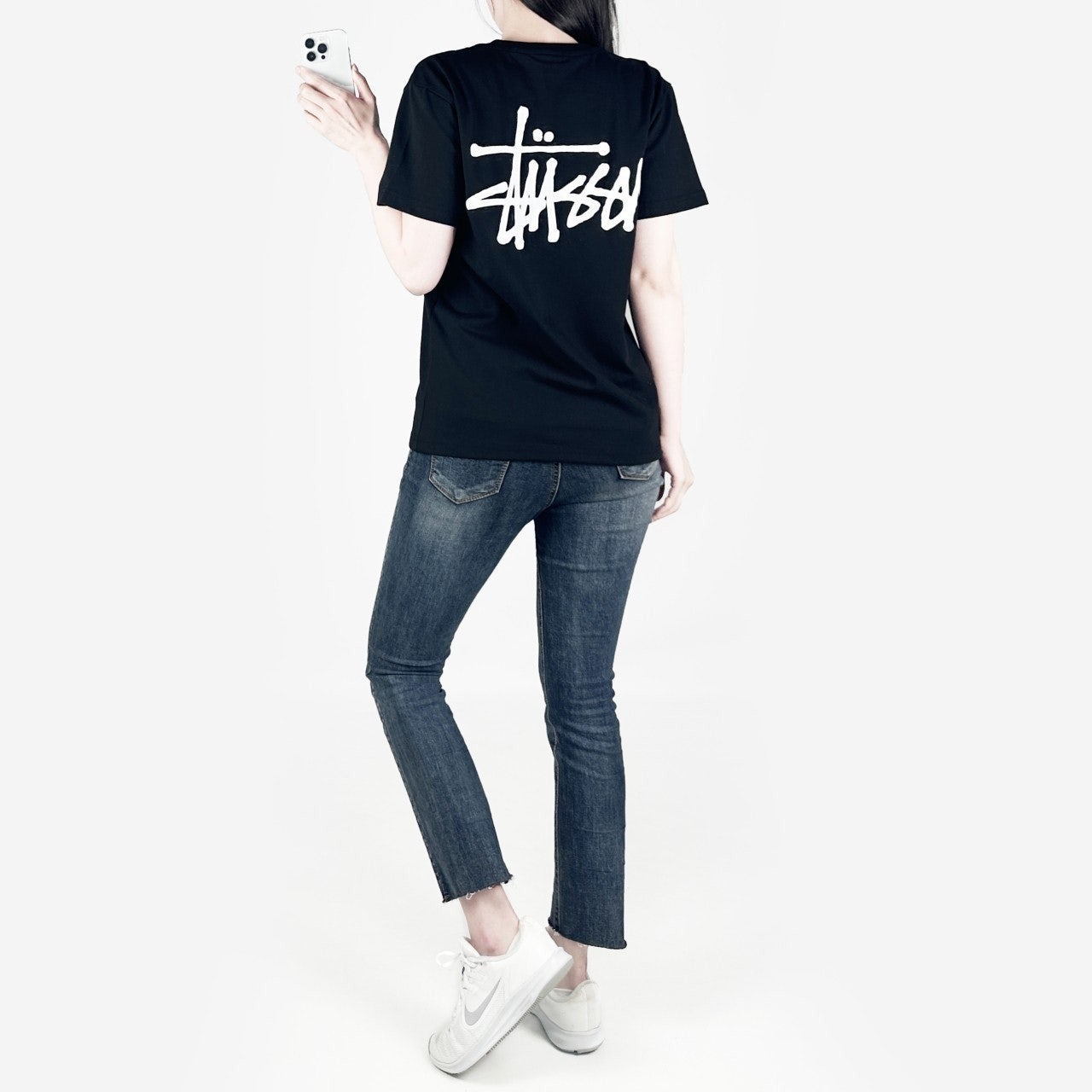 스투시 기본 오버핏 반팔-