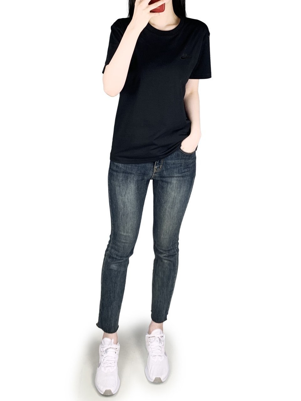 나키 빽로고 반팔-