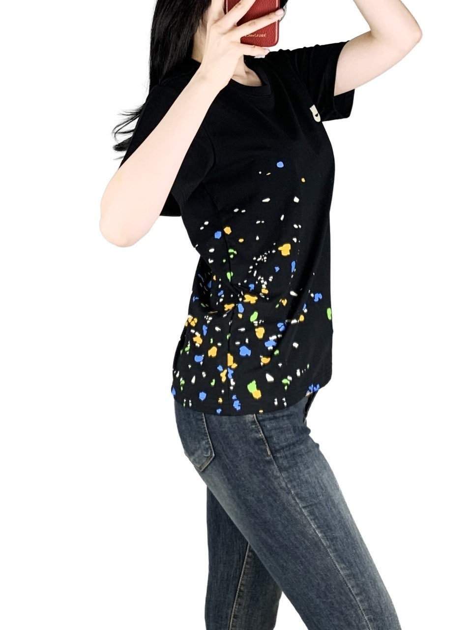 나키 페인팅 반팔-