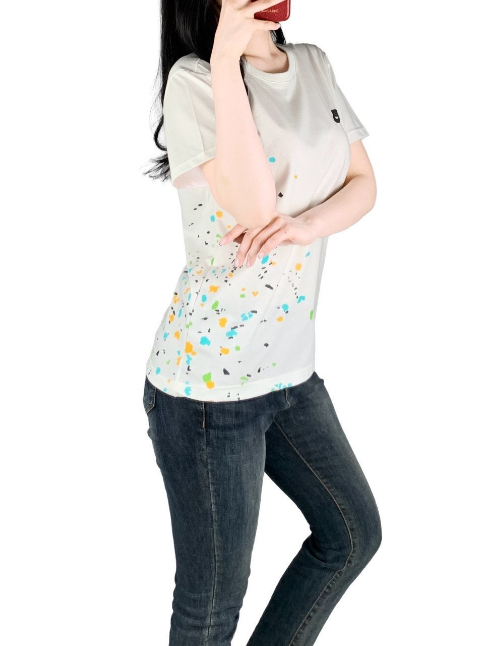 나키 페인팅 반팔-