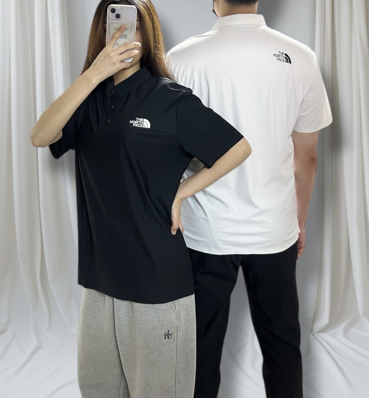 노스 쿨 카라 반팔-