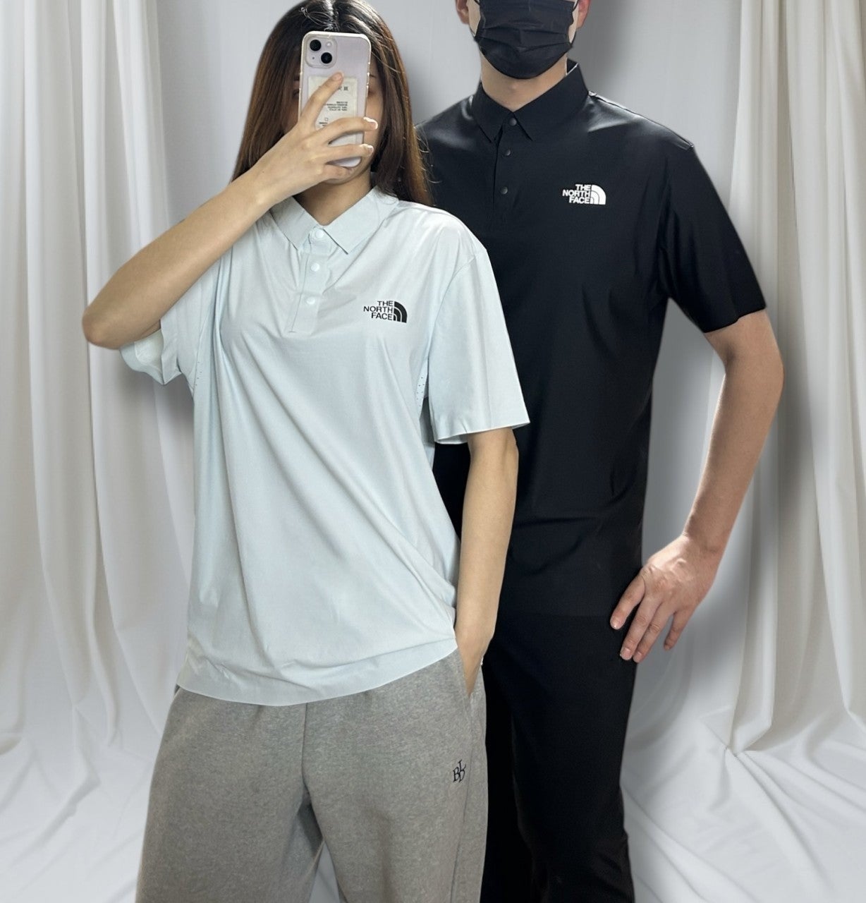 노스 쿨 카라 반팔-