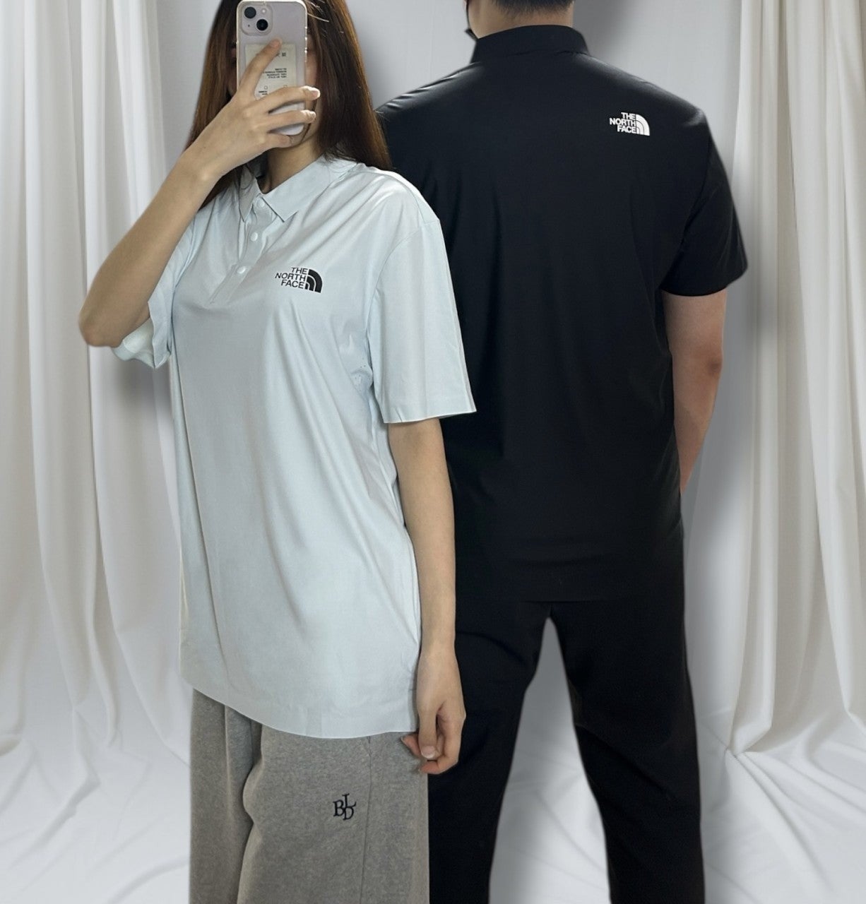 노스 쿨 카라 반팔-