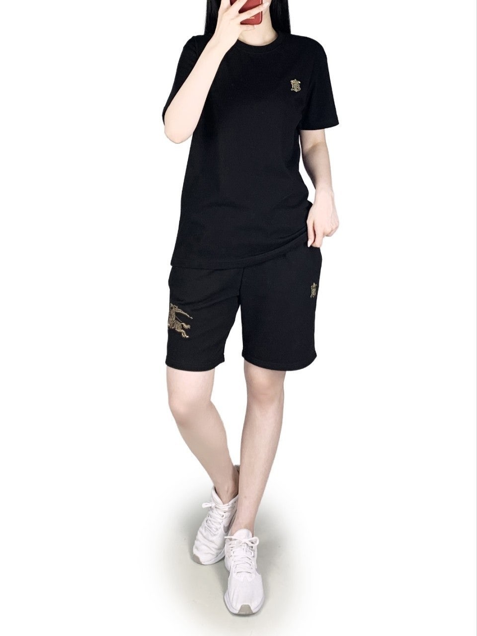 버버리 5부 반바지-