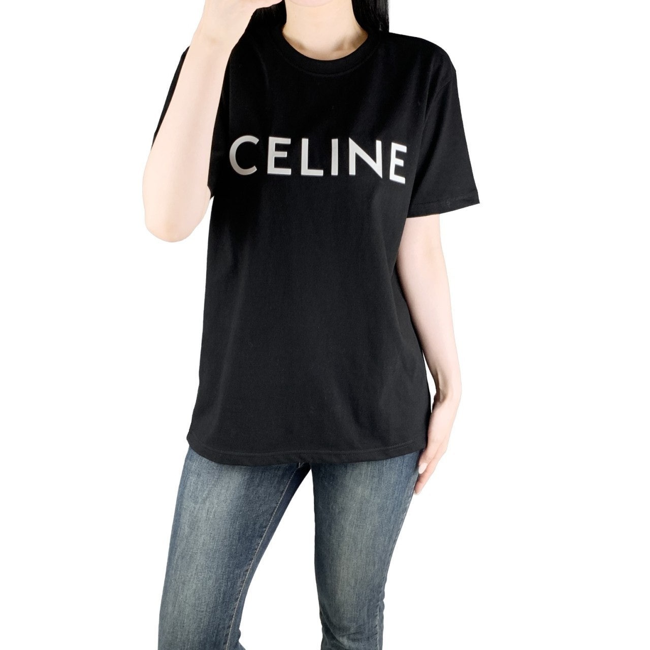 셀린느 고주파 나염 오버핏 반팔-