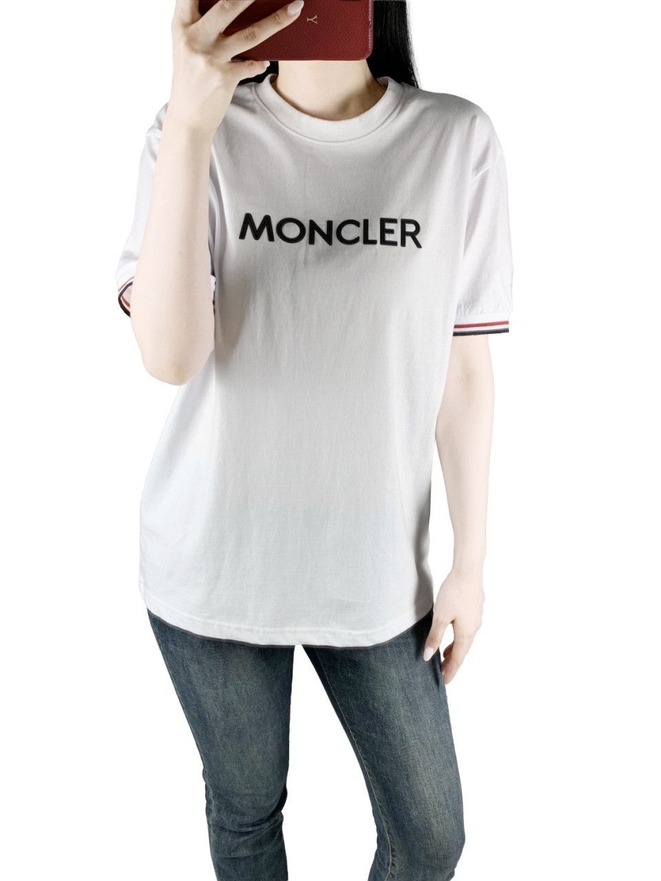 몽클 고주파 오버핏 반팔-