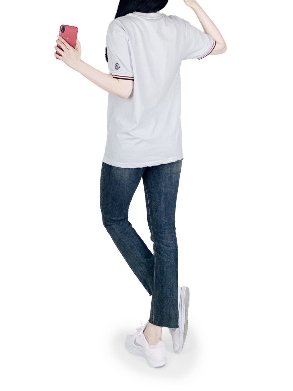 몽클 고주파 오버핏 반팔-