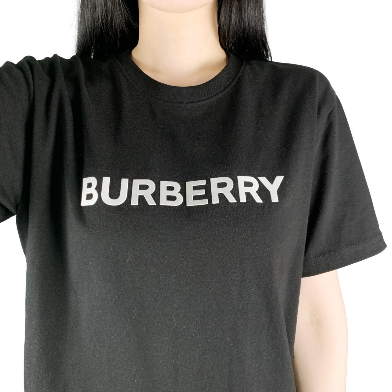 버버리 고주파 스페닝 오버핏 반팔-