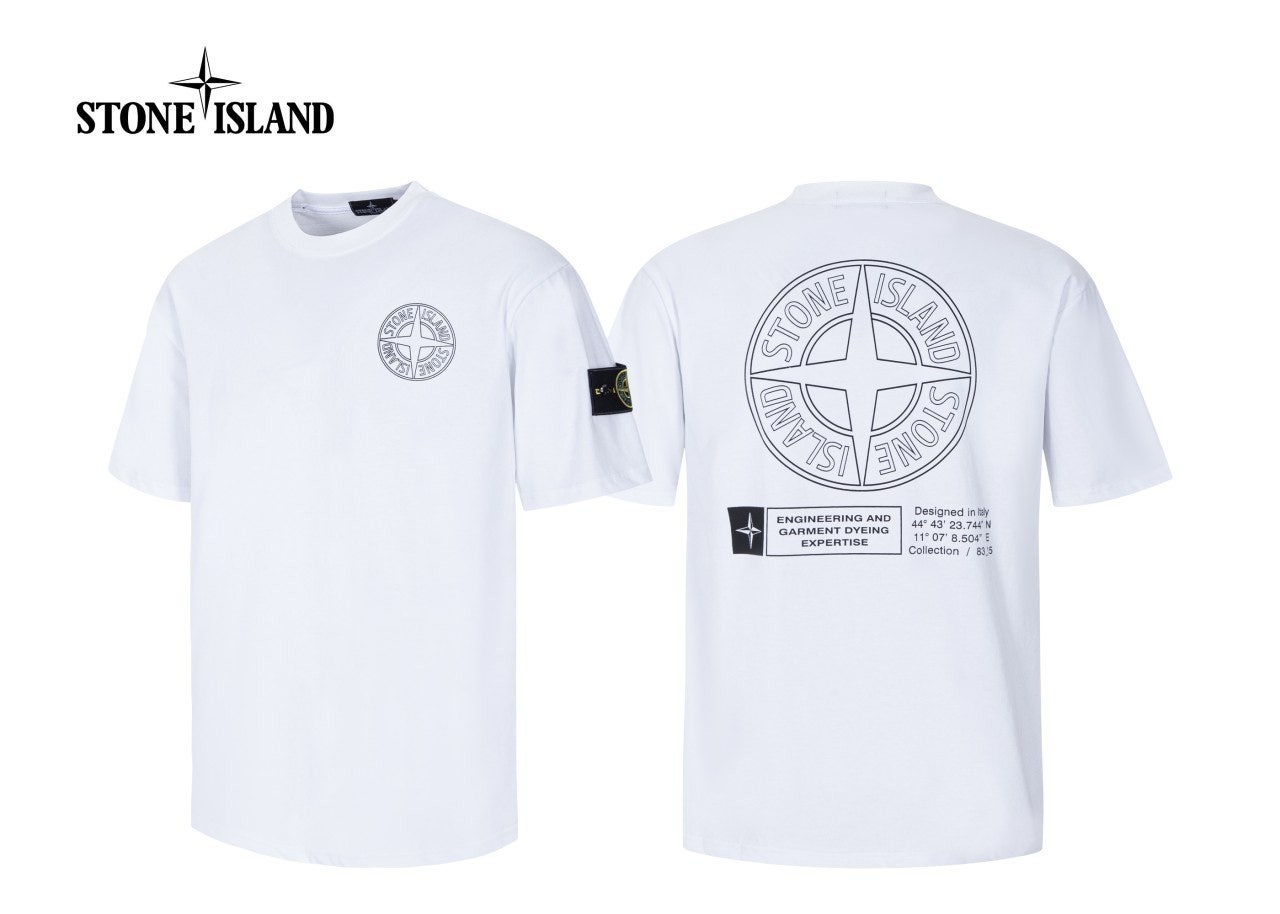 스톤 오버핏 CP면 반팔-