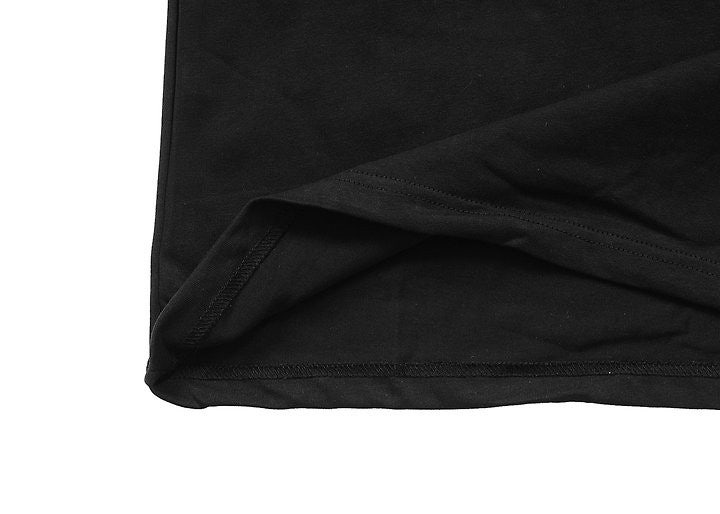 프라다 핸들 로고자수 라운드 오버핏 반팔