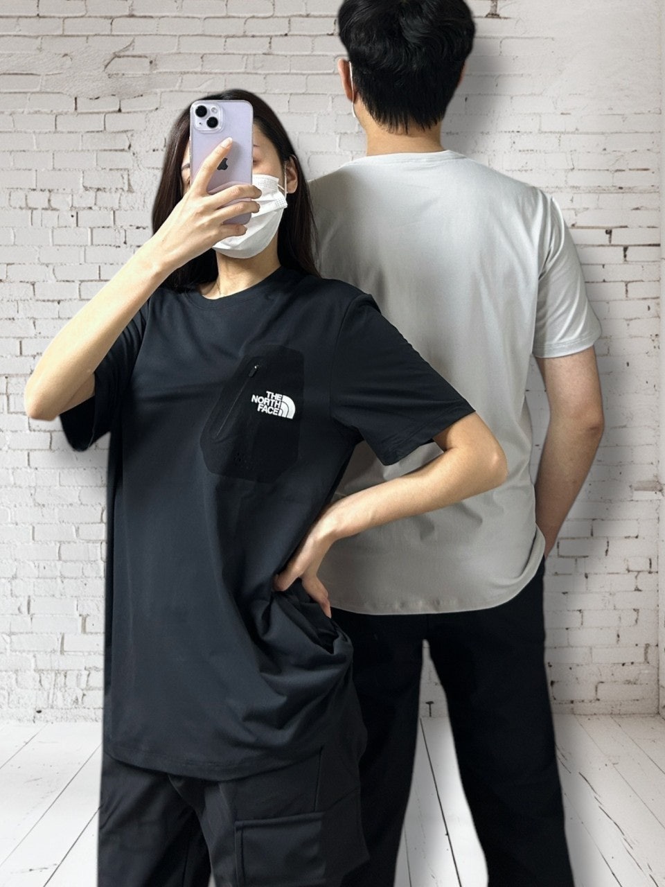 노스 포켓 기능성 반팔-