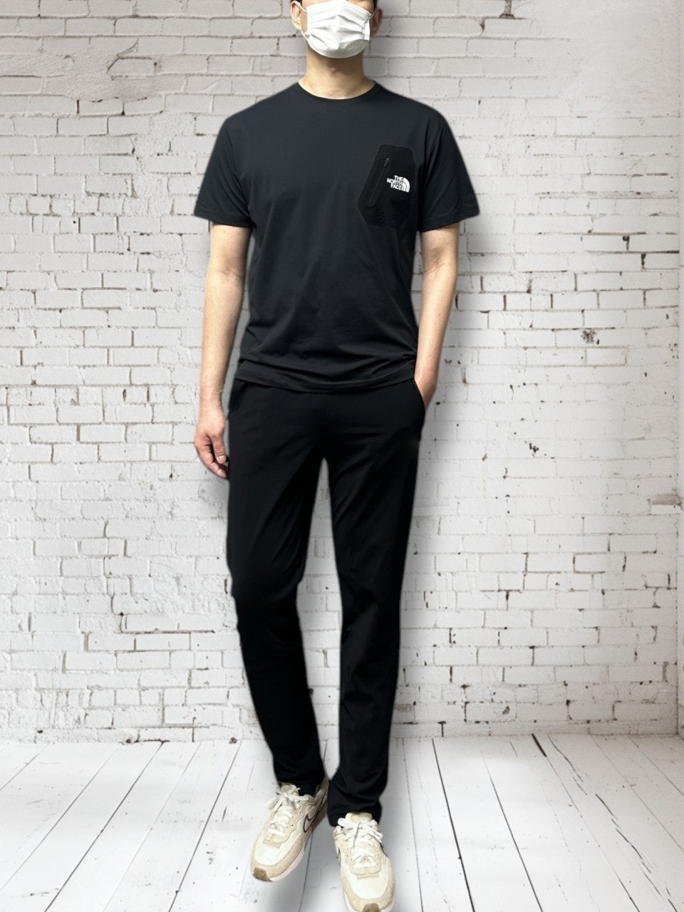 노스 포켓 기능성 반팔-