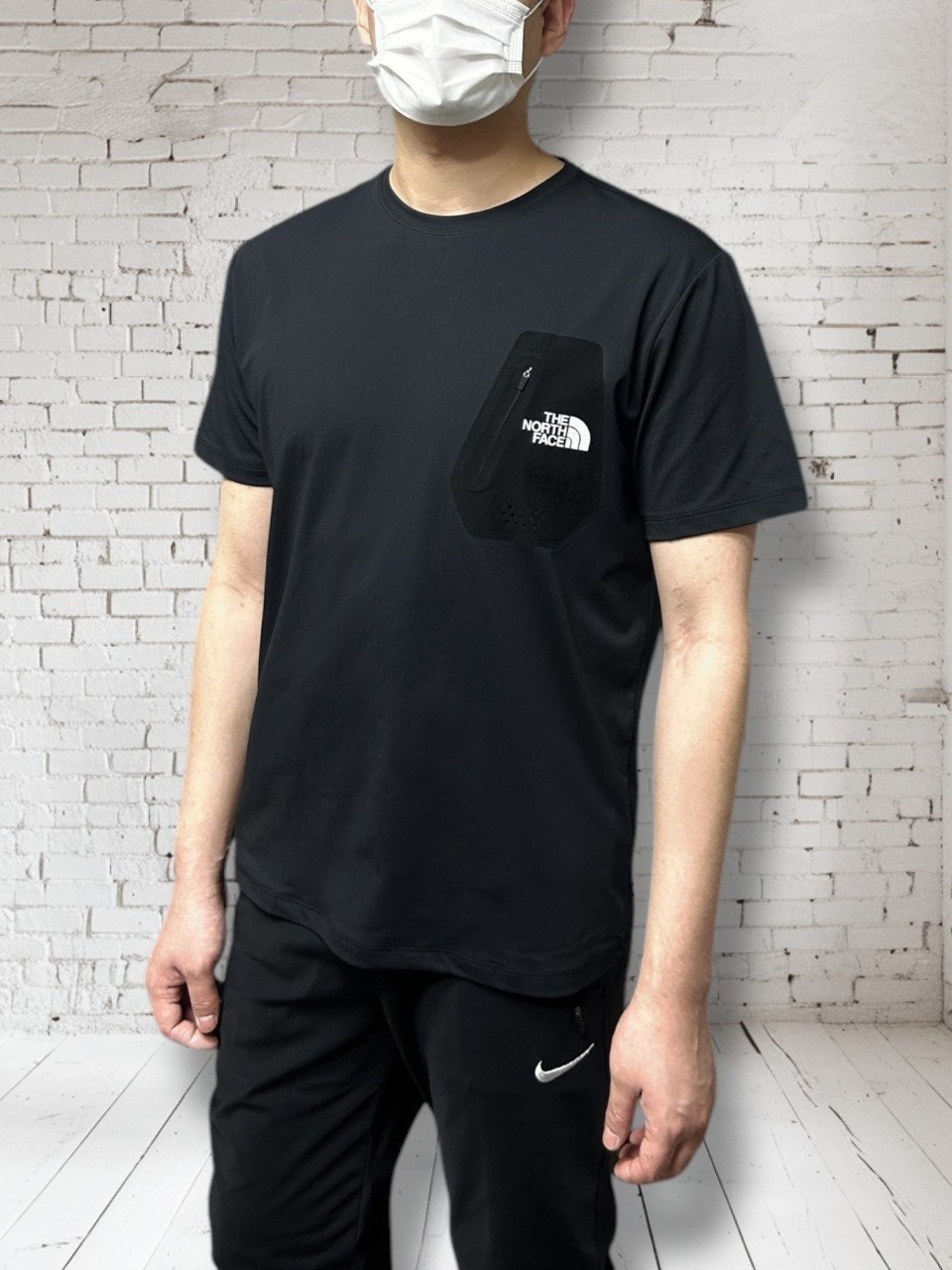 노스 포켓 기능성 반팔-