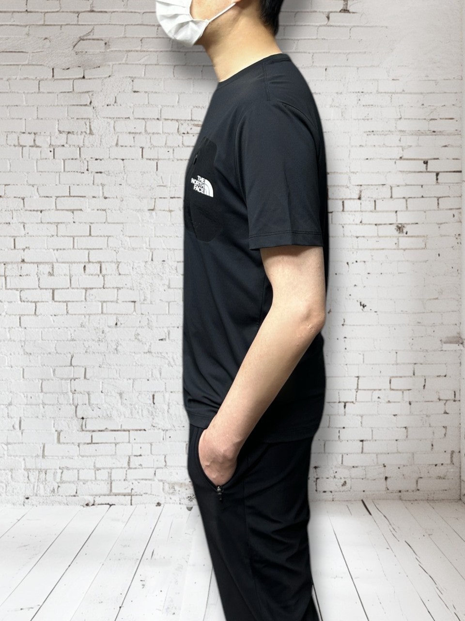 노스 포켓 기능성 반팔-