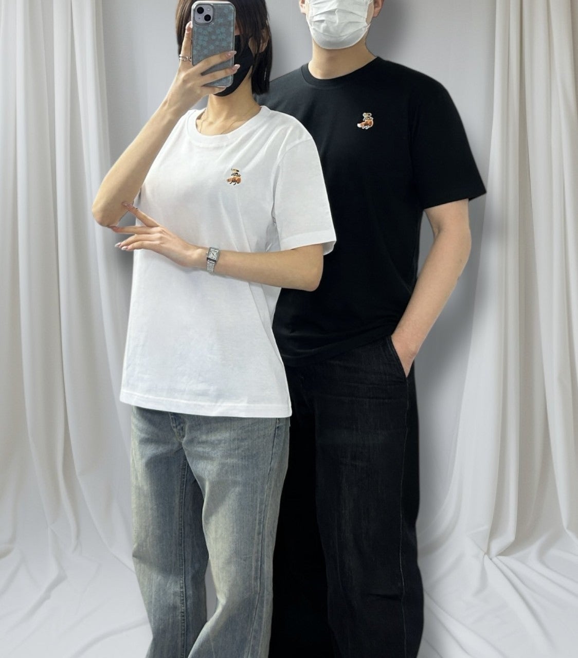 메종 드리밍 폭스 반팔-