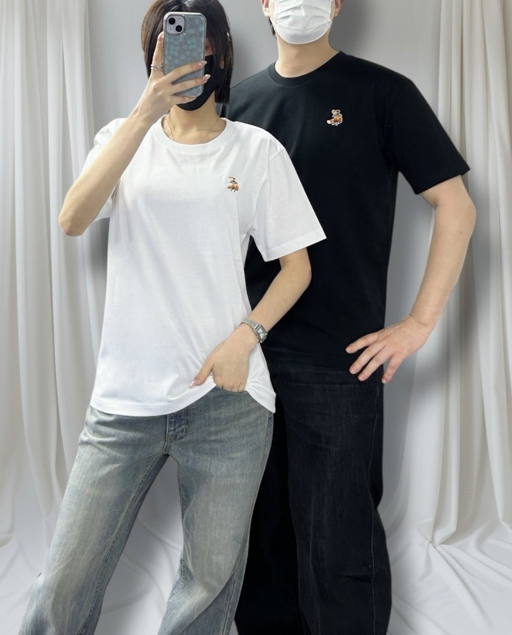 메종 드리밍 폭스 반팔-