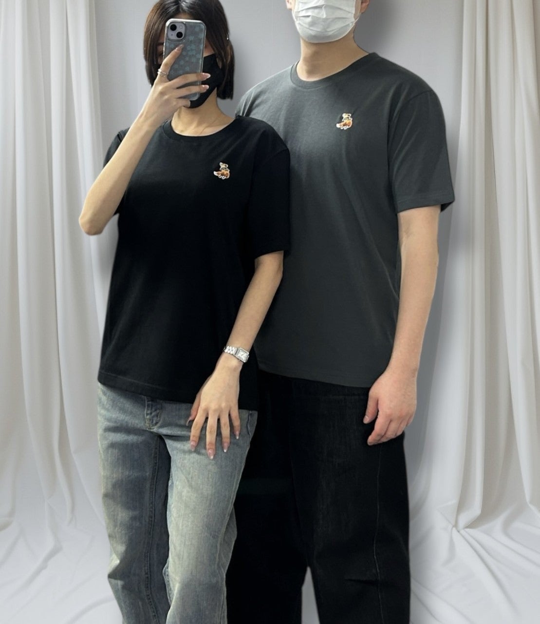 메종 드리밍 폭스 반팔-