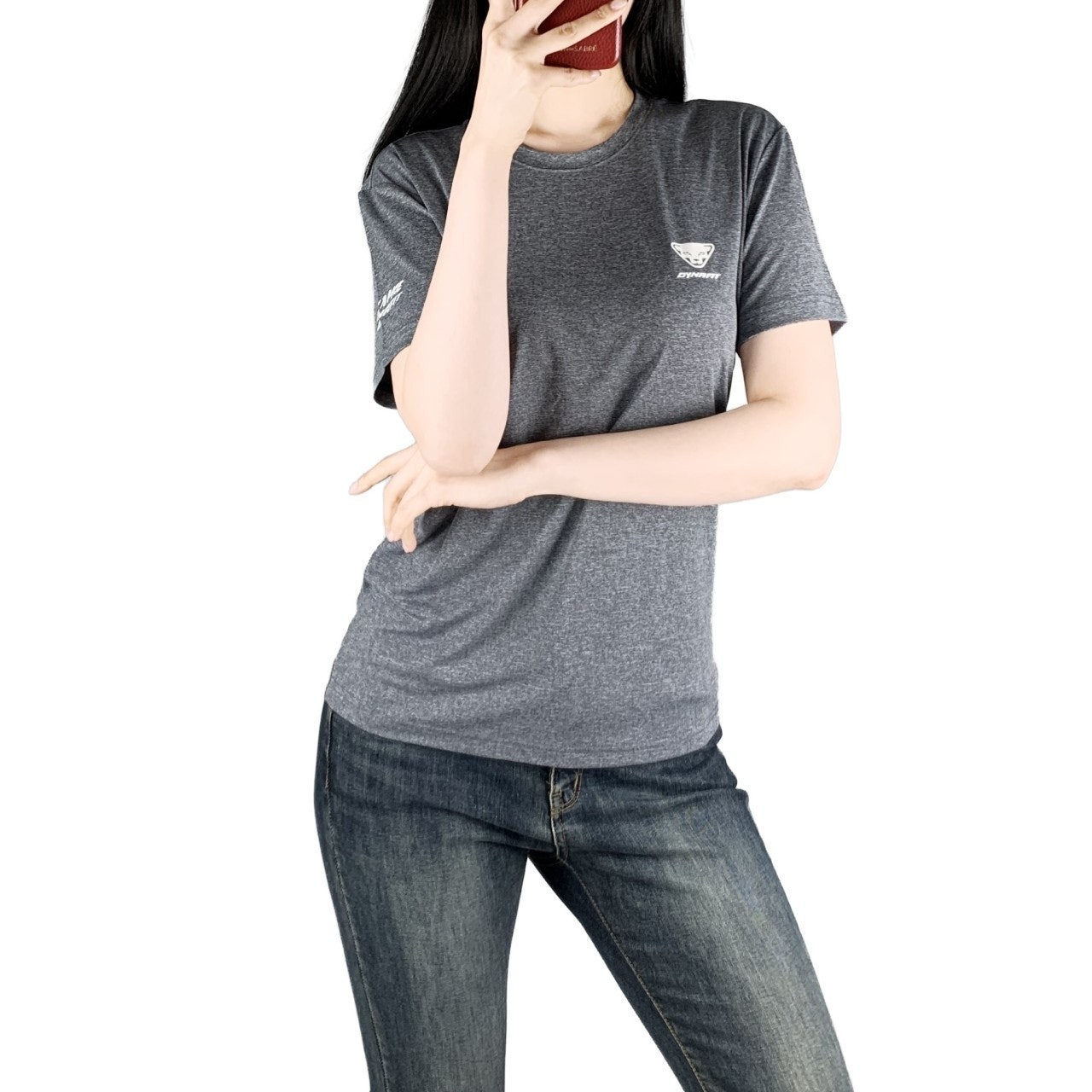 다핏 실리콘 나염 기능성 스판 반팔-