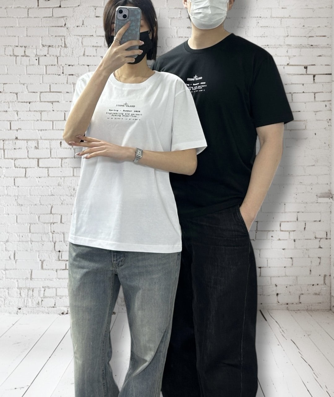 스톤 콤파스 반팔-