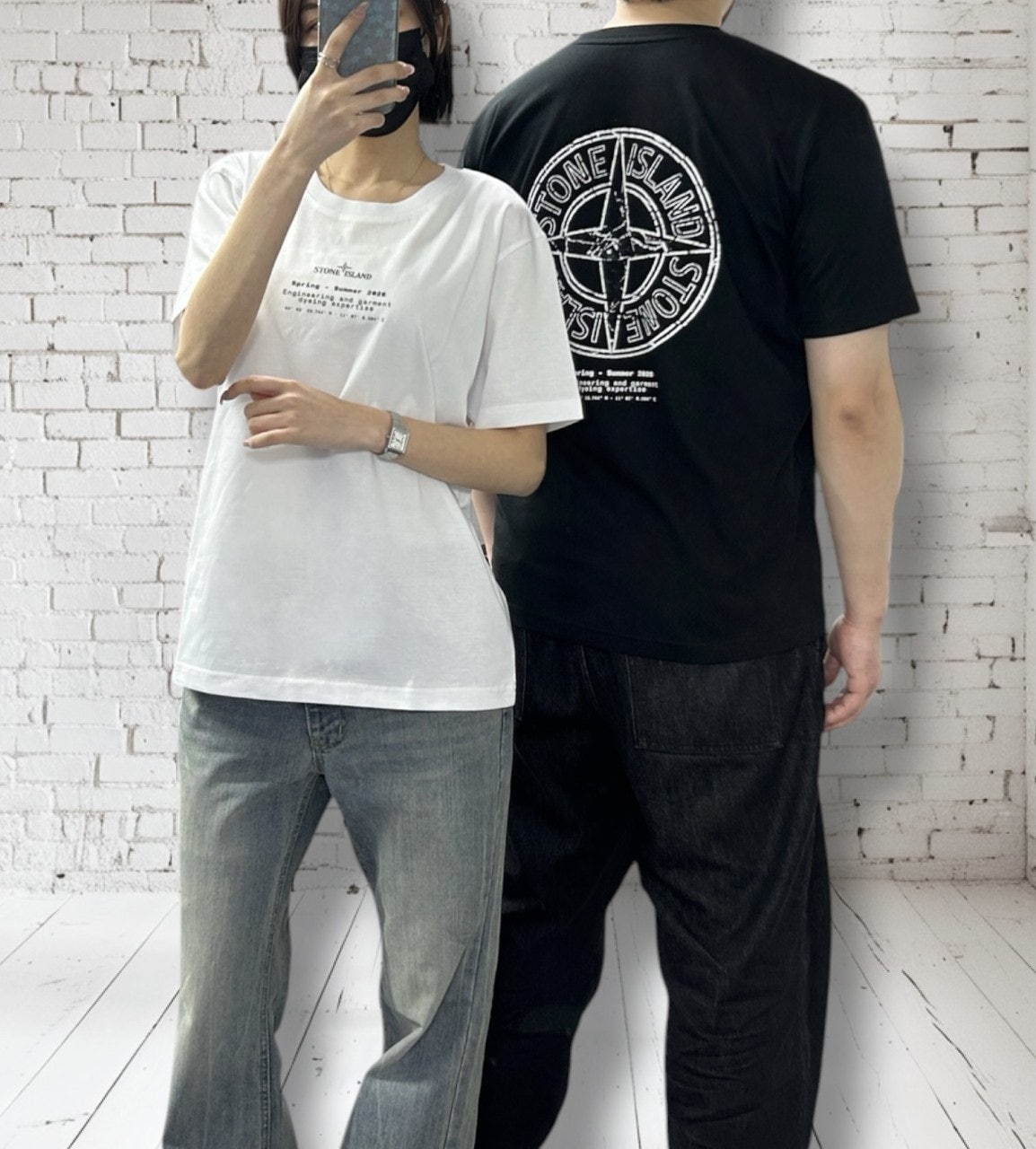 스톤 콤파스 반팔-