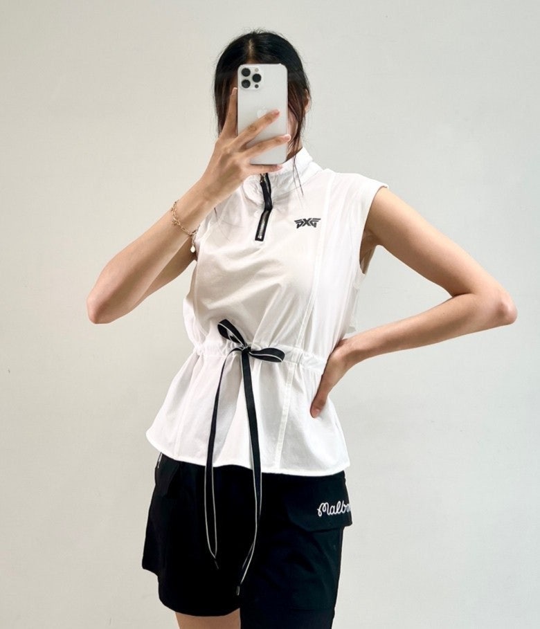 PX 리본 아노락 베스트